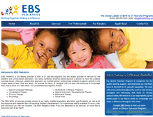 Tablet Screenshot of ebspediatrics.com